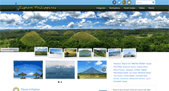 Desktop Screenshot of explorephilippines.org